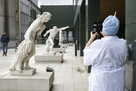 Cuando el Louvre se mudó a un hospital en París