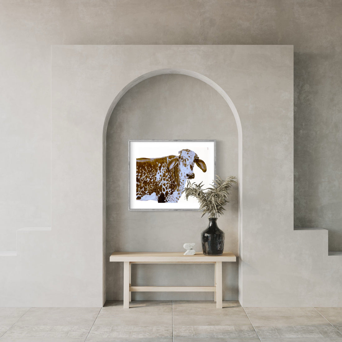 La técnica (casi) infalible para colgar obras de arte