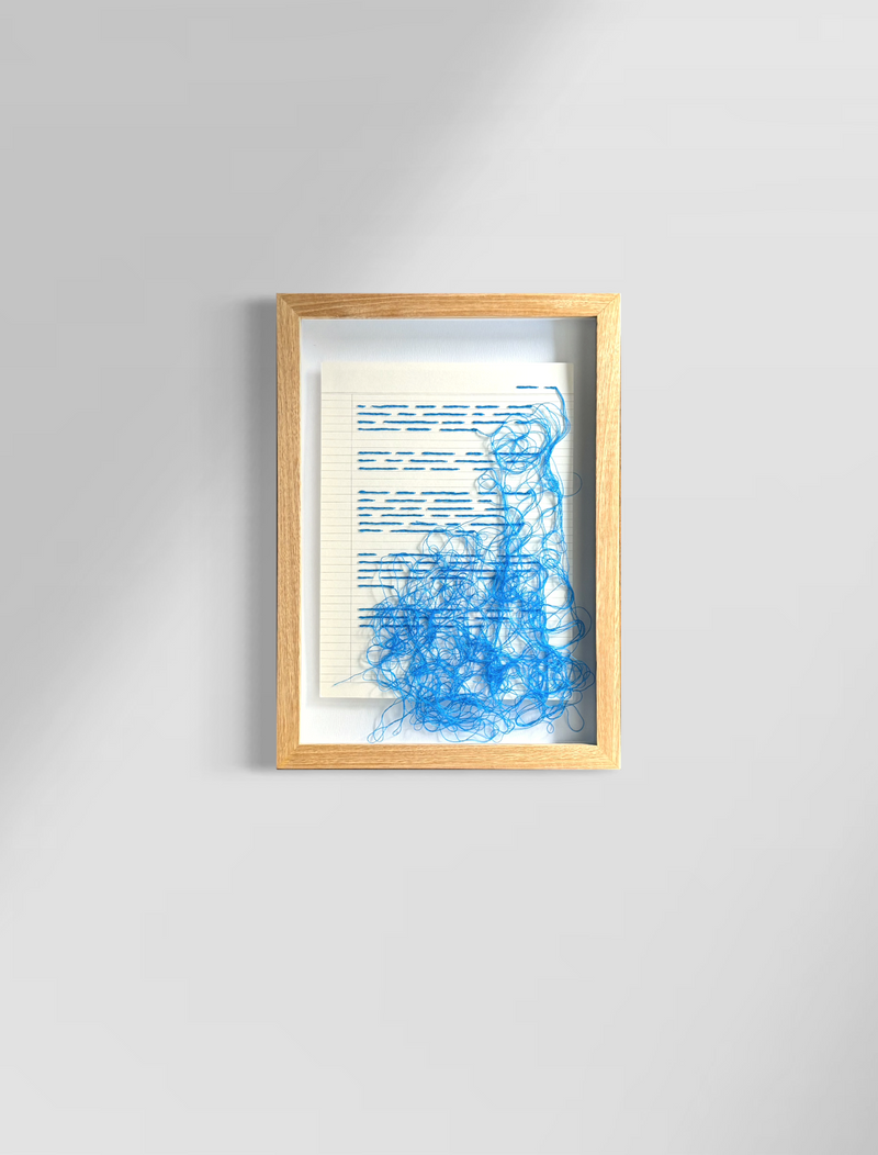 Texto Ilegible (Azul) - Luis Fernando Espinosa