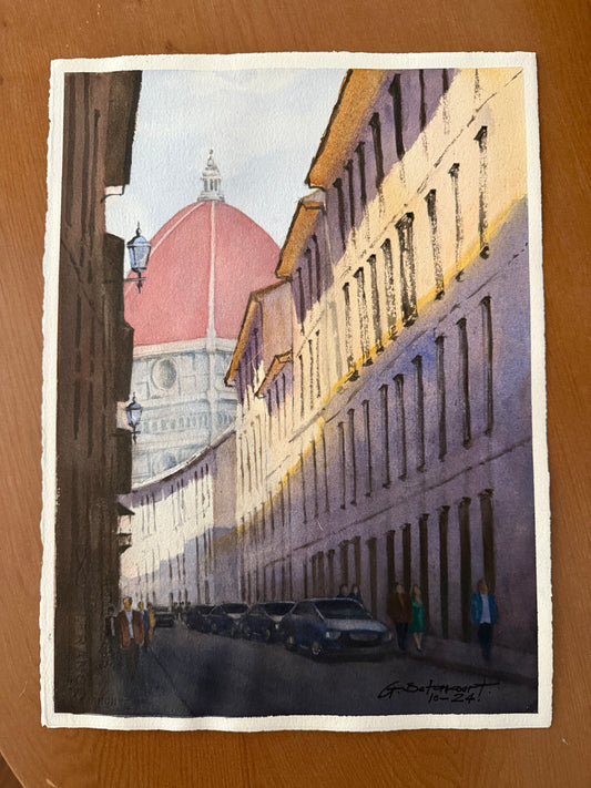 Calle en Florencia - Gabriel Betancourt