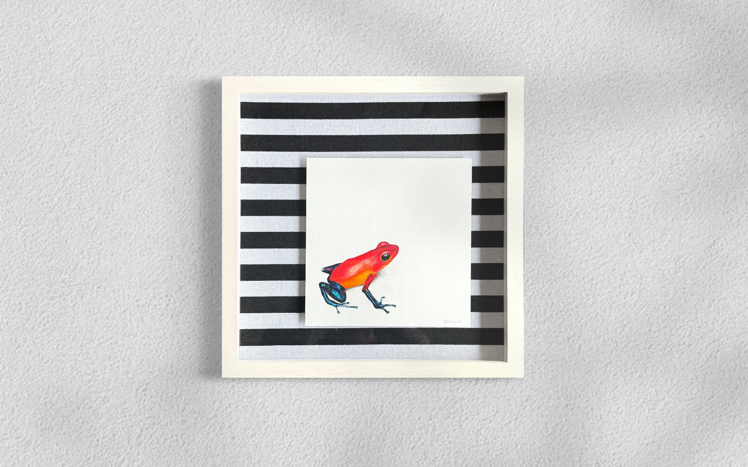 Blue Jeans Frog Print - Daniela Mejia