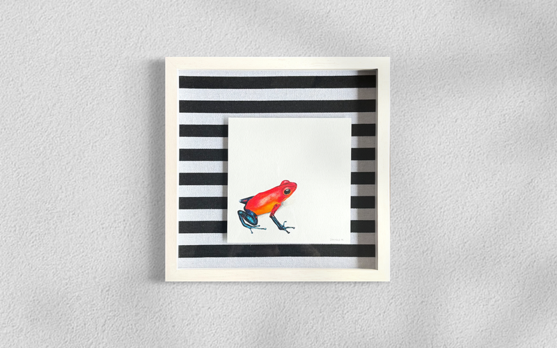 Blue Jeans Frog Print - Daniela Mejia