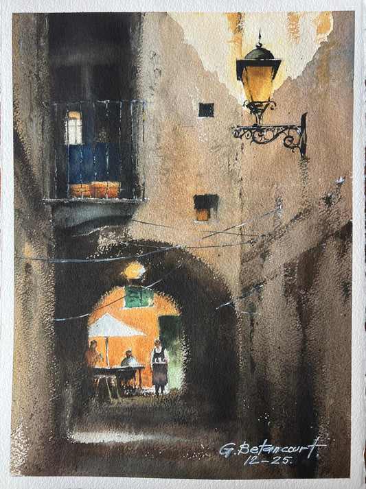 Anochecer en el Arco - Gabriel Betancourt