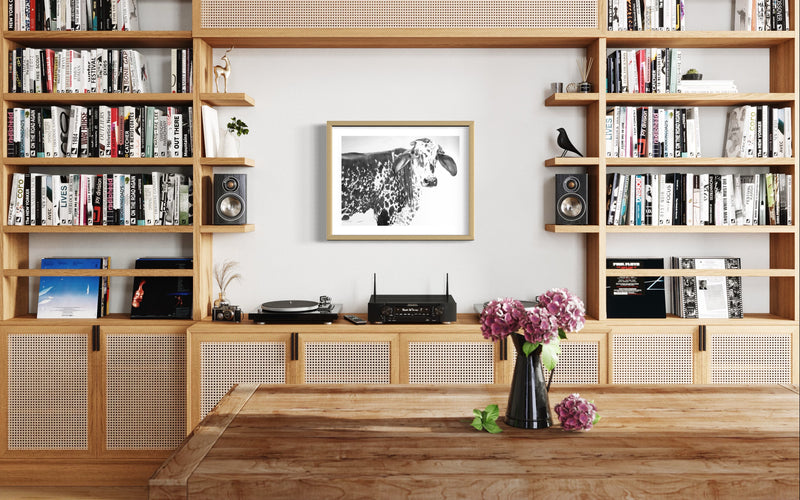 Serigrafía Hortensia Gris - Daniela Mejía